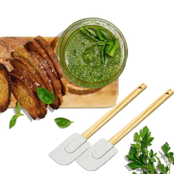 Steel-function, Set om 2 degskrapor silikon-tr� skaft