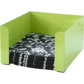 Steel-function, Servietholder gr�n 17x17x8,5 cm