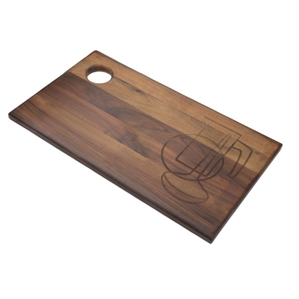 Steel-function, Sk�rbr�da i valn�t 45x26x1,8 cm