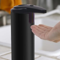 Steel-function, Svart dispenser med sensor ber�ringsfri