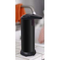 Steel-function, Svart dispenser med sensor ber�ringsfri