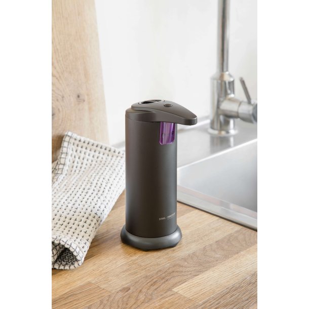 Steel-function, Svart dispenser med sensor ber�ringsfri