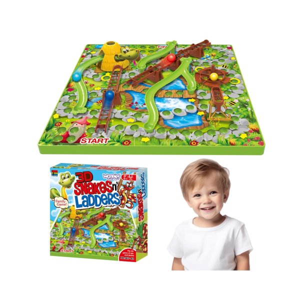 Stegar och ormar � klassiskt br�dspel fr�n 5 �r