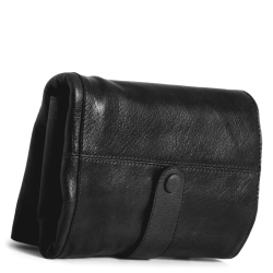 Muud Stockholm Etui til Strikkepinde - Lder, Sort