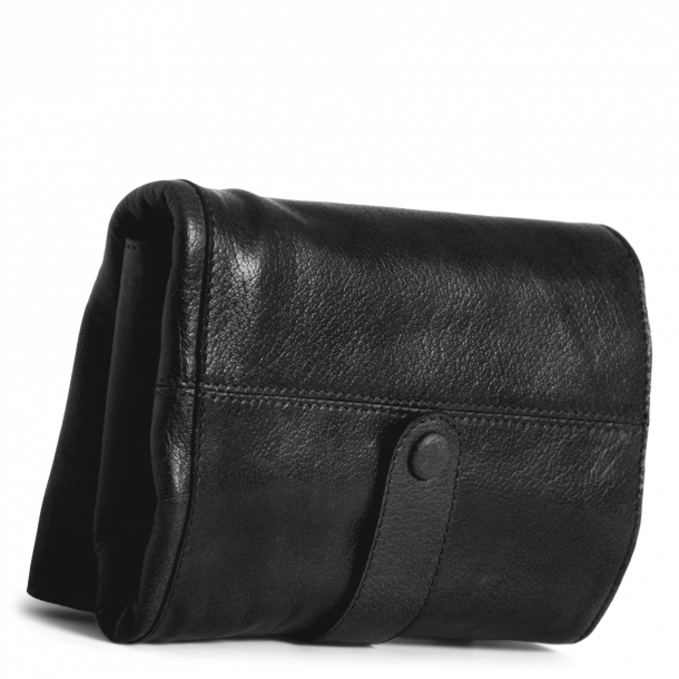 Muud Stockholm Etui til Strikkepinde - Lder, Sort