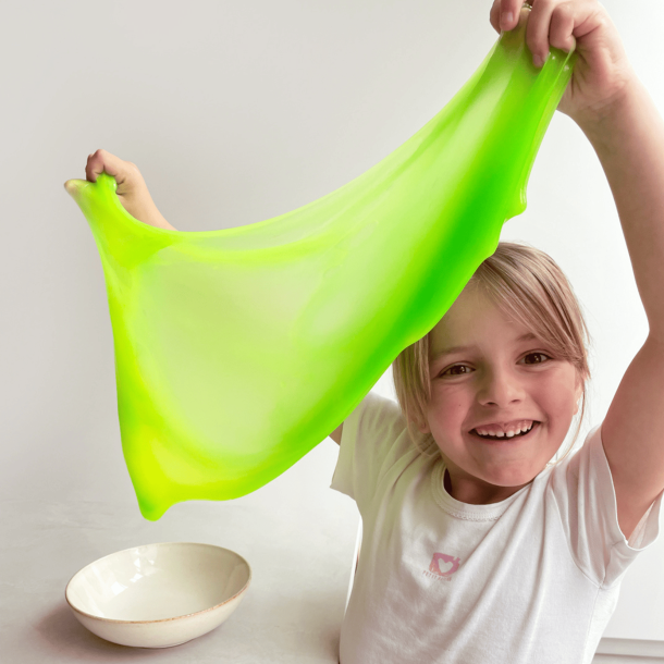 Tuban Jiggly Slime Neo Duo Gul &amp; Gr�n � Str�kbart Slim med To Farver
