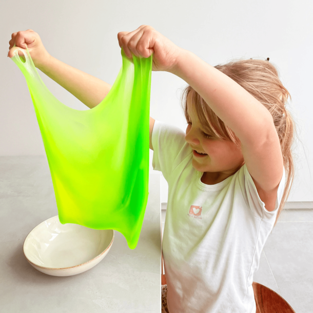 Tuban Jiggly Slime Neo Duo Gul &amp; Gr�n � Str�kbart Slim med To Farver