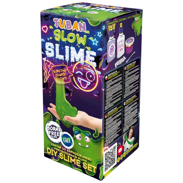 Tuban Slime DIY Slime Kit Glow in the Dark � Lav Selv Slim S�t
