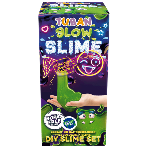 Tuban Slime DIY Slime Kit Glow in the Dark � Lav Selv Slim S�t