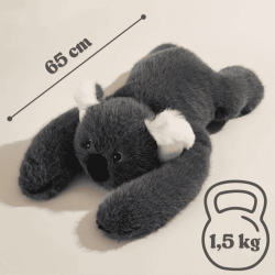 Tyngdkramdjur Koala 65 cm 1,5 kg � Lugnande Sensorisk Gosedjur f�r Trygghet
