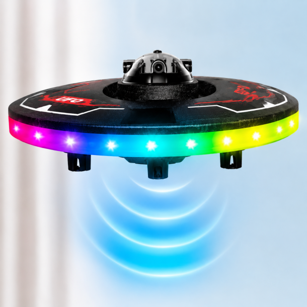UFO Glow Drone m. 360� Flips