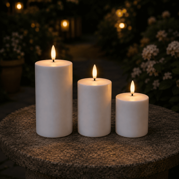 Udend�rs Solcelle Bloklys �7,5 x H15 cm