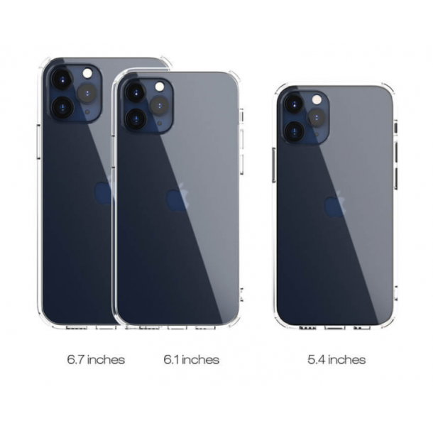 iPhone 12 Pro Max cover - vandafvisende, 6,7", transparent