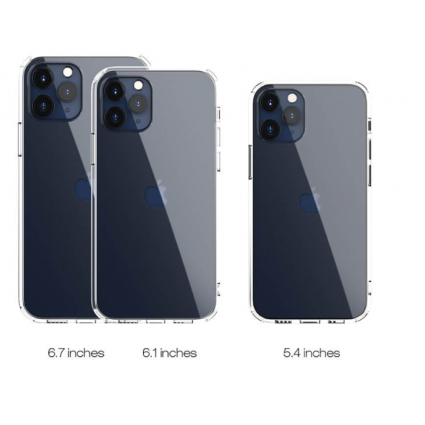 iPhone 12 Mini cover - vandafvisende, 5,4", transparent