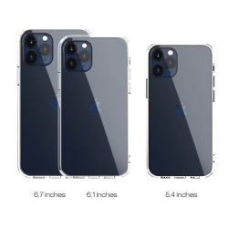 iPhone 12 / 12 Pro cover - vandafvisende, 6,1", transparent