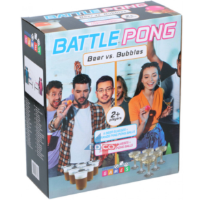 Battle Pong - l vs. Champagne udgave, 18 dele