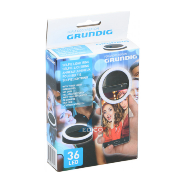 Grundig Selfie Ring Light til mobiltelefon