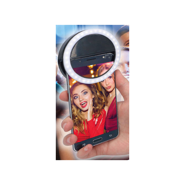 Grundig Selfie Ring Light til mobiltelefon