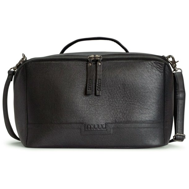 Muud Cleo XL All-in-One Taske - Lder, Sort