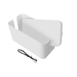 Kabelskjuler - 40,5 x 15,5 x 13,5 cm, hvid (stor)