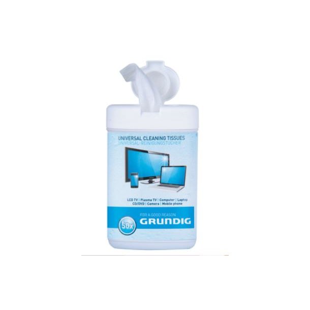 Grundig antibakt renseservietter 50 stk