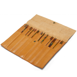 Muud Oslo XL Etui til Strikkepinde - Lder, Whisky