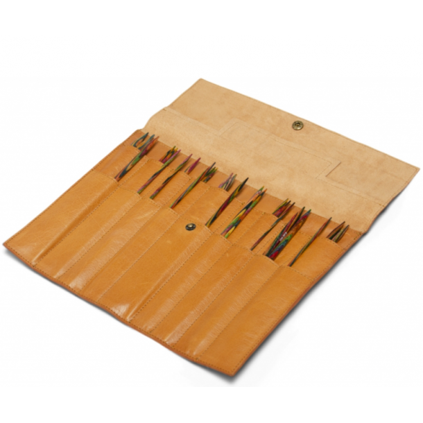 Muud Oslo XL Etui til Strikkepinde - Lder, Whisky