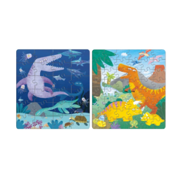 mierEdu Magnetisk puslespil - 2 i 1 Dinosaur