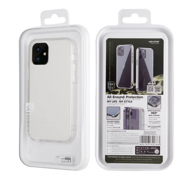 iPhone 12 Pro Max cover - vandafvisende, 6,7", transparent