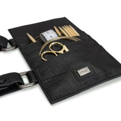 Muud Carita F Tilbehr til Etui - Lder, Sort