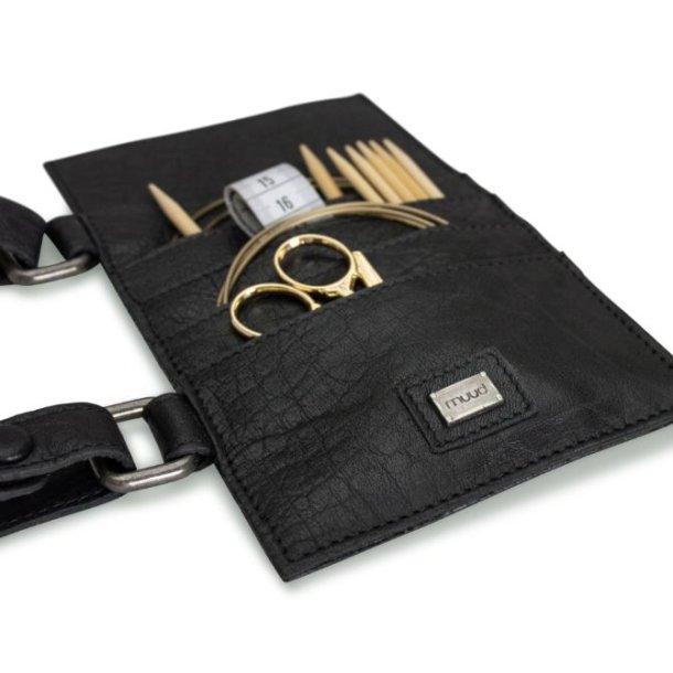Muud Carita F Tilbehr til Etui - Lder, Sort