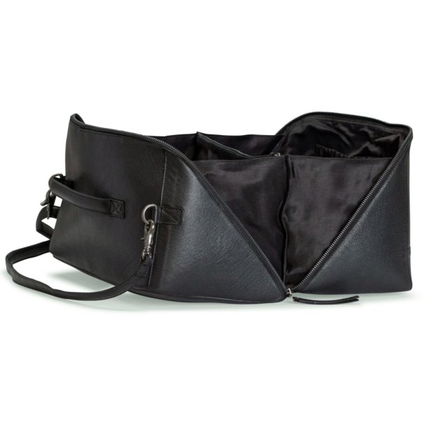 Muud Cleo XL All-in-One Taske - Lder, Sort