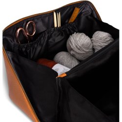 Muud Cleo XL All-in-One Taske - Lder, Whisky