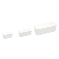 Kabelskjuler - 23,5 x 11,5 x 12 cm, hvid (lille)