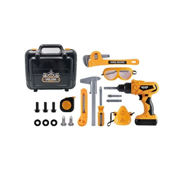 Verktygssats f�r barn i v�ska � 19 delar