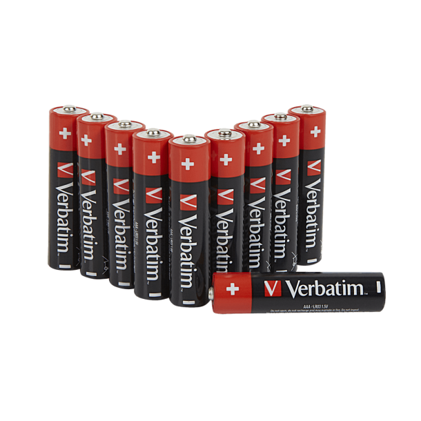 Verbatim Alkaline batterier AAA / LR03 10 stk.