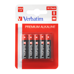 Verbatim Alkaline batterier AAA / LR03 10 stk.