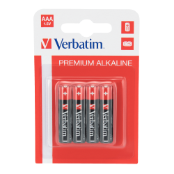 Verbatim Alkaline batterier AAA / LR03 4 stk
