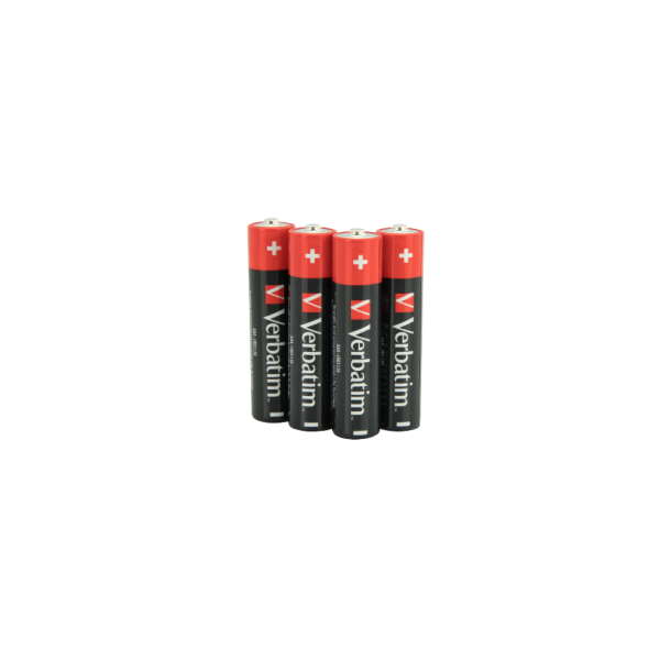 Verbatim Alkaline batterier AAA / LR03 4 stk