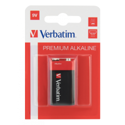 Verbatim Alkaline batteri 9V / 6LF22 1 stk
