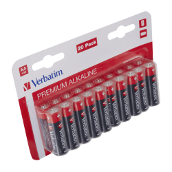 Verbatim Alkaline AA batterier (20 stk)