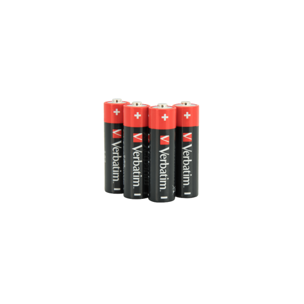 Verbatim Alkaline AA-batterier, 4 stk.
