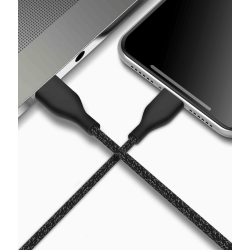 USB-C - USB-C kabel, 2 m, sort