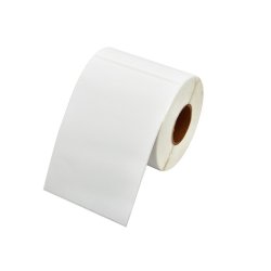 Zebra termisk papirlabel rulle m. 500 stk., Kompatibel, 100 mm x 150 mm - sort/hvid