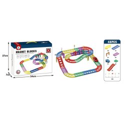 Magnet Blocks bilbana, 48 delar