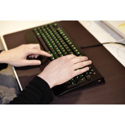 Mekanisk gaming tastatur Pro med RGB-lys, sort