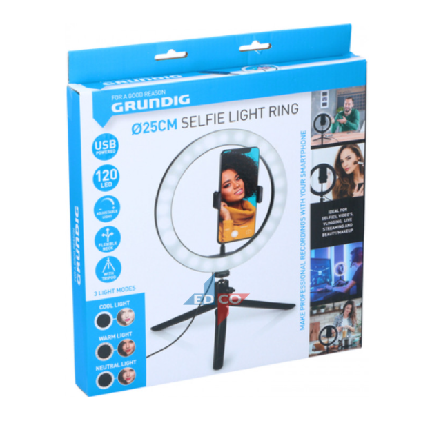 Grundig Selfie Ring Light, 120 LED