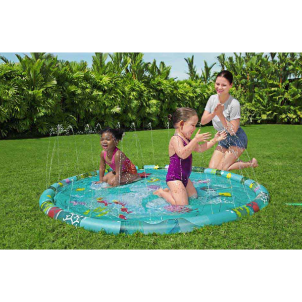 Bestway Splash Pad vattensprutmatta, 165 cm