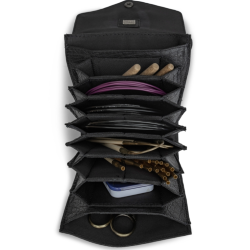 Muud Betina Etui til Strikkepinde - Lder, Sort