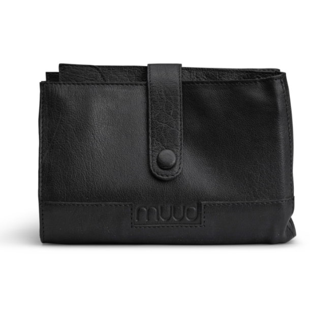 Muud Billie Multifunktion Strikkeetui - Lder, Sort